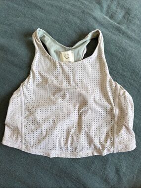 Currently Running C-R women’s elite top - white/teal